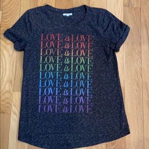 EUC Maurices T-shirt - Love is Love